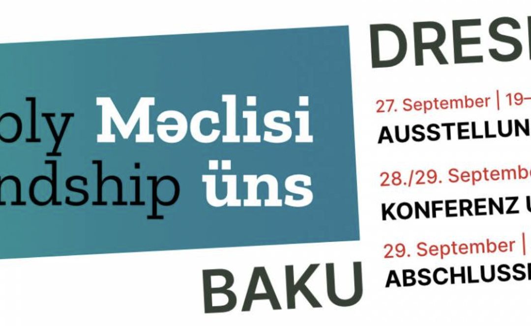 28.9.22 –  Vortrag auf Konferenz „Məclisi Üns“,  SALOON Dresden